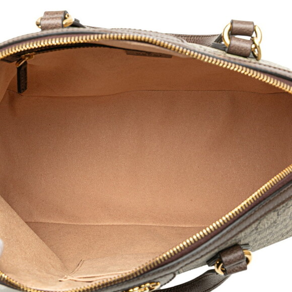 GUCCI Brown Leather Shoulder Bag - Picture 7 of 12